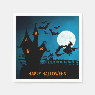 Halloween-Rotzunge-Party Serviette