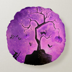 Halloween Round Pillow Rundes Kissen