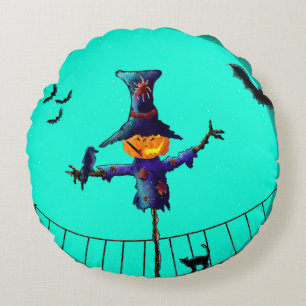 Halloween Round Pillow Rundes Kissen