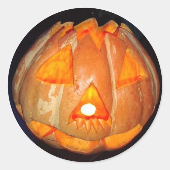 Halloween Round Sticker (Vorderseite)