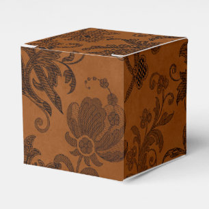 Halloween Royal Floral Damast Geschenkschachtel