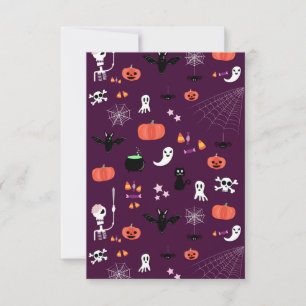 Halloween RSVP Karte