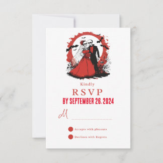 Halloween-RSVP-Karte RSVP Karte