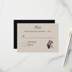 Halloween-RSVP RSVP Karte