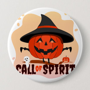 Halloween-Ruf Button