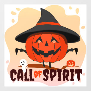 Halloween-Ruf Fensteraufkleber