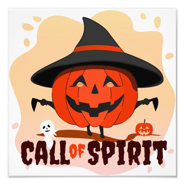 Halloween-Ruf Fotodruck (Vorne)