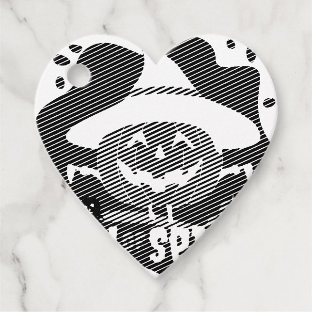 Halloween-Ruf Geschenkanhänger (Vorderseite)