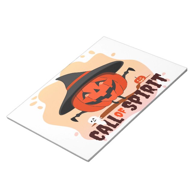 Halloween-Ruf Notizblock (angewinkelt)