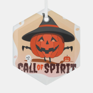 Halloween-Ruf Ornament Aus Glas