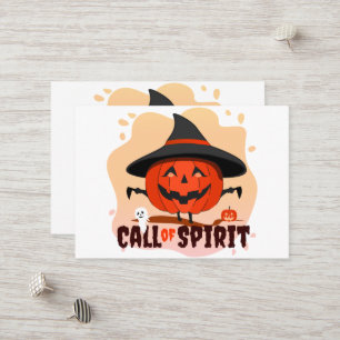 Halloween-Ruf Rabattkarte