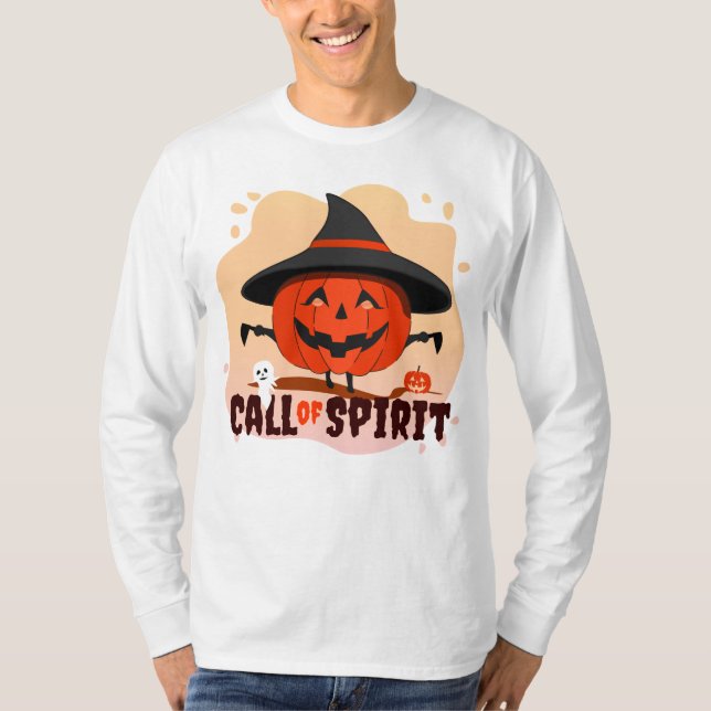 Halloween-Ruf T-Shirt (Vorderseite)