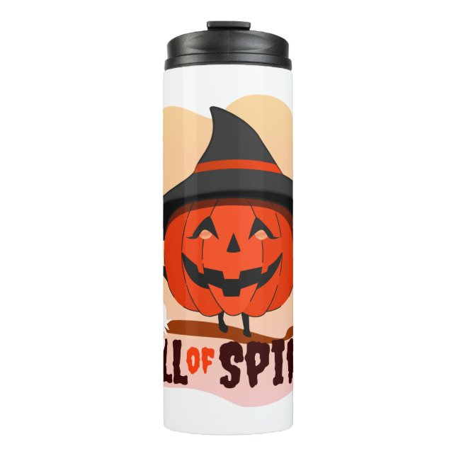 Halloween-Ruf Thermosbecher (Vorderseite)