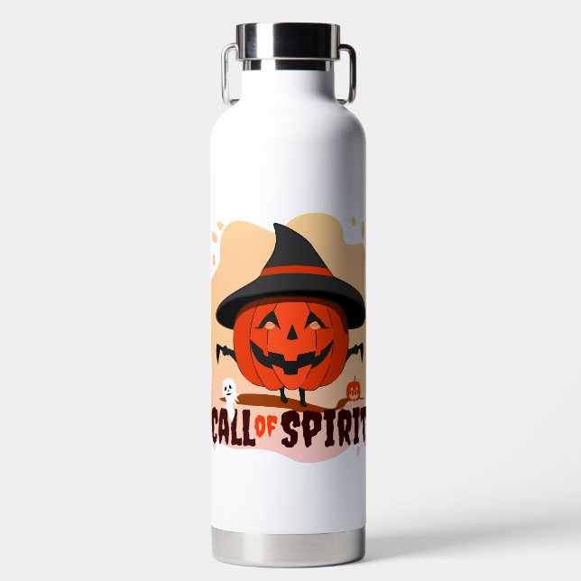 Halloween-Ruf Trinkflasche (Vorderseite)