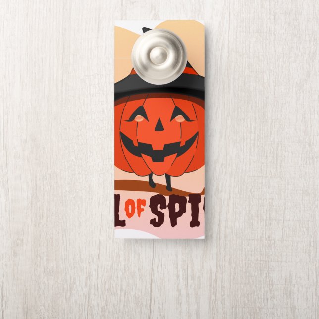 Halloween-Ruf Türanhänger (Auf Knauf)
