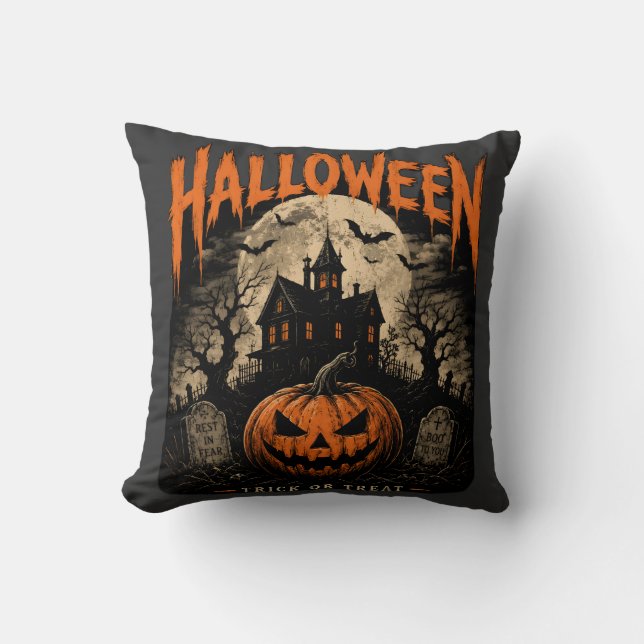 HALLOWEEN, RUHE IN ANGST KISSEN (Vorderseite)