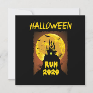 Halloween Run 2020 Spooky Bats Moon Horror Geschen Einladung