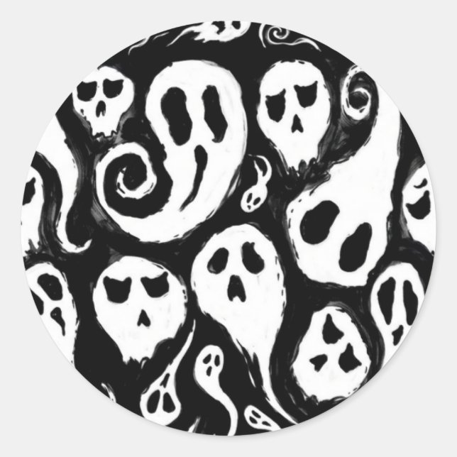  Halloween  Runder Aufkleber (Vorderseite)