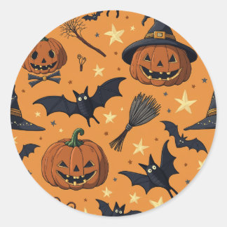 Halloween Runder Aufkleber