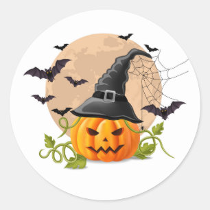 Halloween Runder Aufkleber