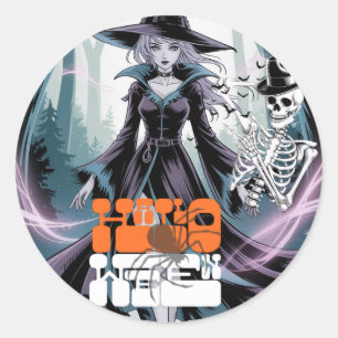 Halloween Runder Aufkleber