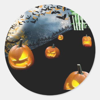 Halloween Runder Aufkleber
