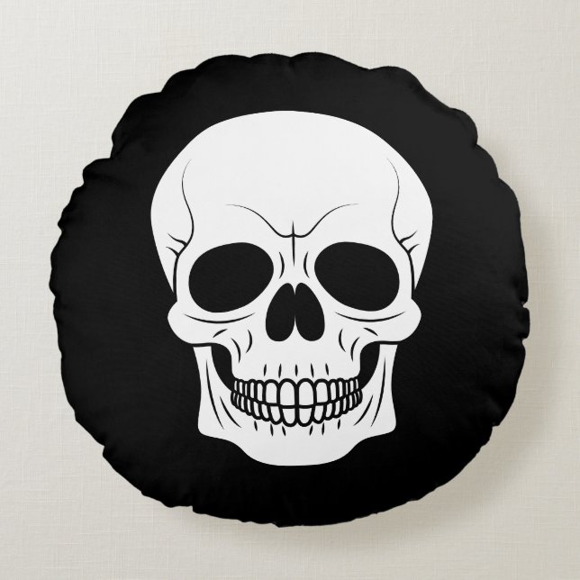 Halloween Rundes Kissen (Vorderseite)
