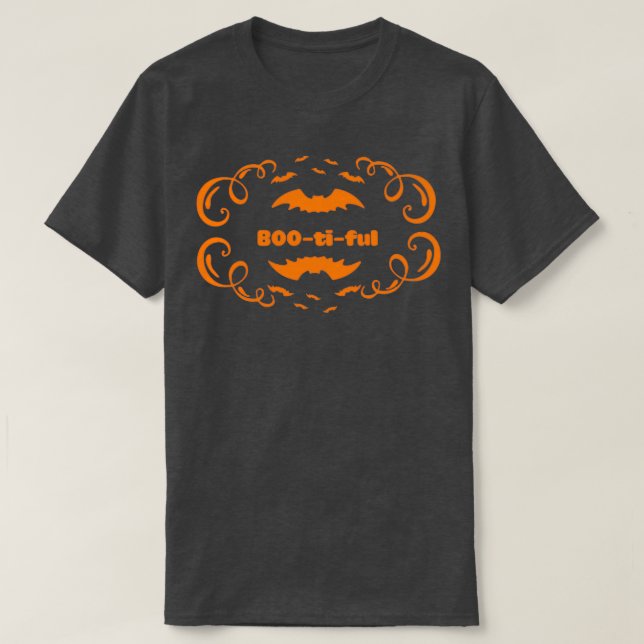 Halloween s amp Gifts BOOtiful T-Shirt (Design vorne)