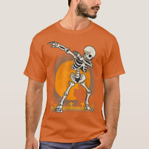 Halloween S For Boys Girl Dabbing Skelettkostüm T-Shirt