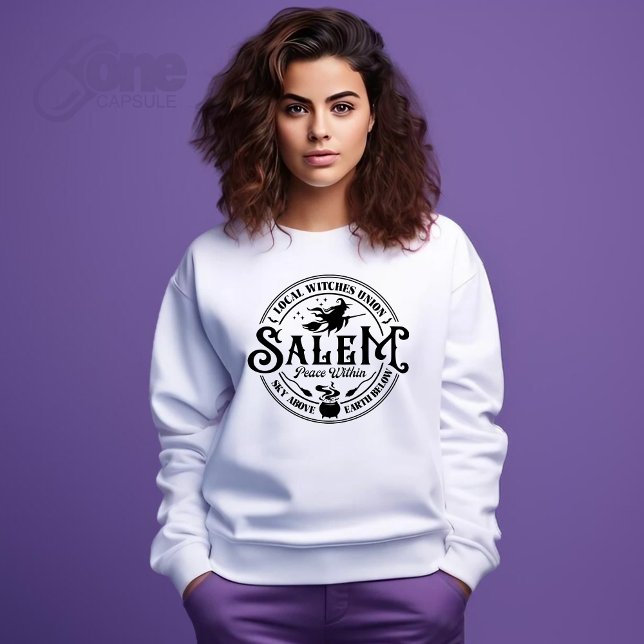 Halloween Salem Local Hexen Gewerkschaft Sweatshirt (salem local witches union halloween)