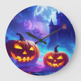 Halloween Samhain Große Wanduhr