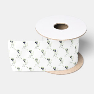 Halloween Satin Ribbon-Skeleton Satinband
