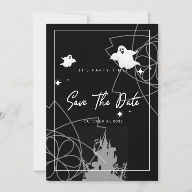 Halloween Save the Date (Vorderseite)