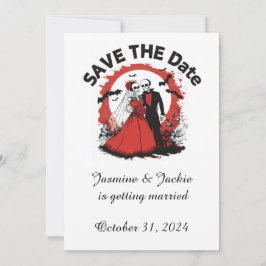 Halloween Save the Date Invite Einladung