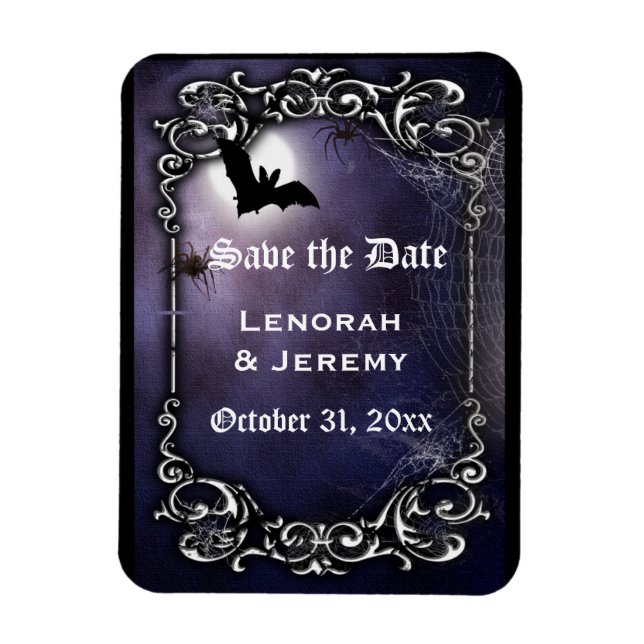 Halloween Save the Date Magnet (Vertikal)