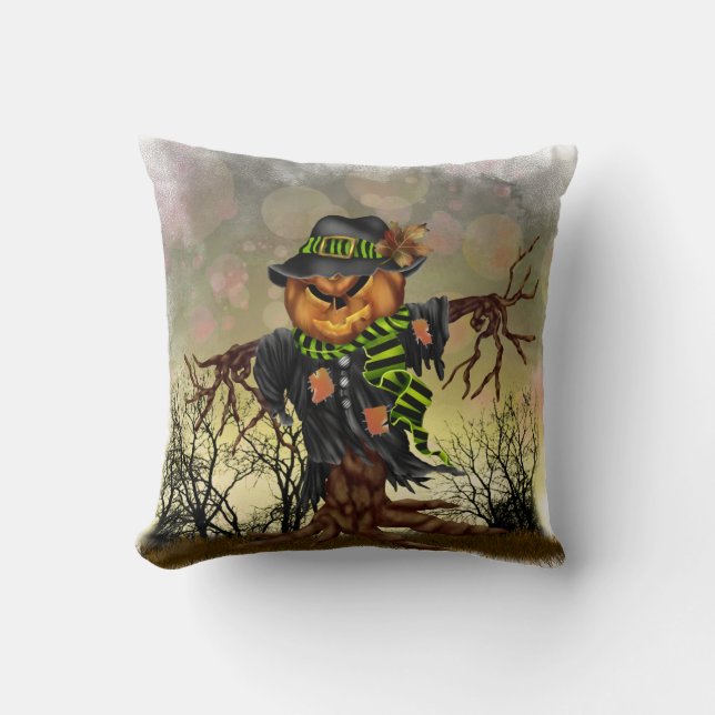 Halloween Scarecrow Kissen (Vorderseite)
