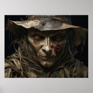 Halloween Scarecrow Poster