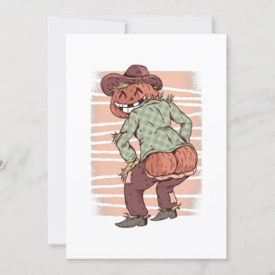 halloween scarecrow pumpenkürbis twerk lustig einladung