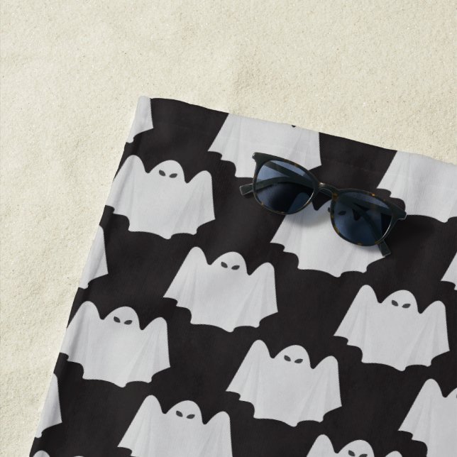 Halloween, Scary Ghost, Trick Or Treat, Boo Strandtuch (Beispiel)