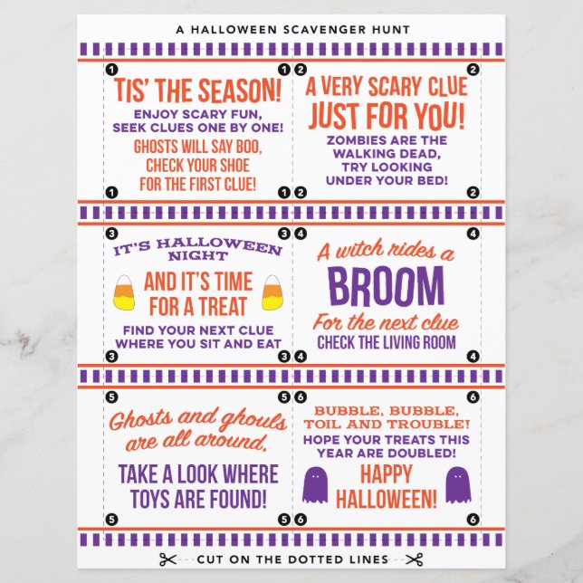 Halloween Scavenger Hunt (Vorderseite)
