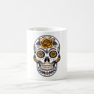 Halloween-Schädel Kaffeetasse