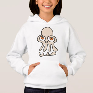 Halloween-Schädel mit orangefarbenen Augen für Jun Hoodie
