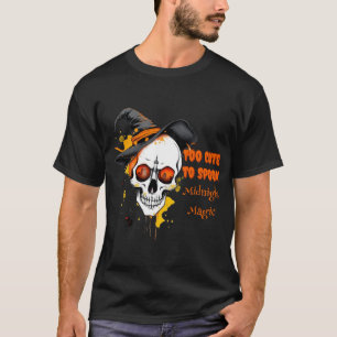 Halloween-Schädeldesign T-Shirt
