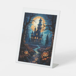 Halloween-Schild Sockelschild