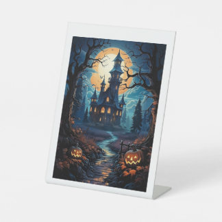 Halloween-Schild Sockelschild