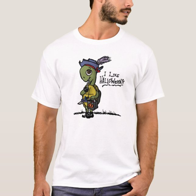 Halloween-Schildkröte-Shirt T-Shirt (Vorderseite)
