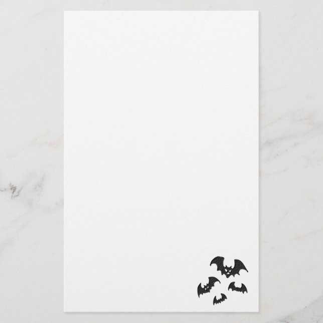 Halloween-Schläger Briefpapier (Vorderseite)