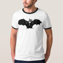 Halloween-Schlägerskelettt-shirt
