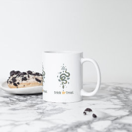 Halloween-Schlange, Hexen-Symbole Kaffeetasse