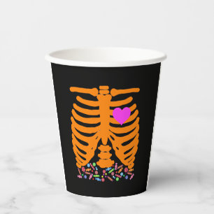 Halloween-Schlitten Pappbecher